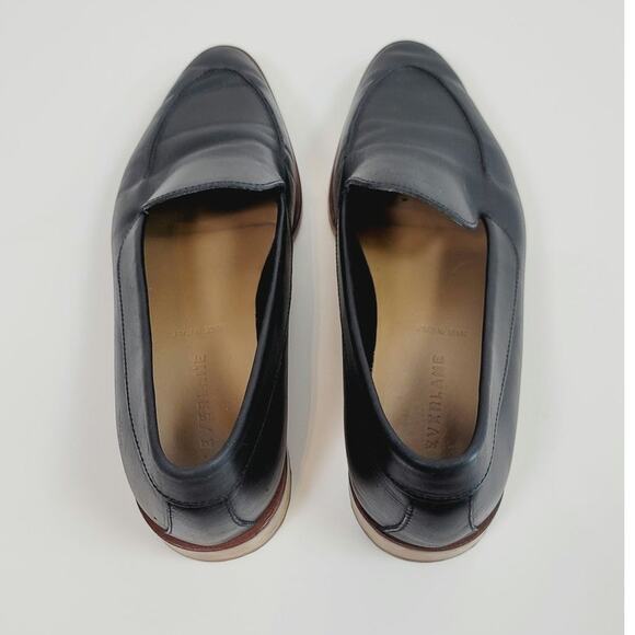 EVERLANE THE MODERN LOAFER IN BLACK LEATHER, SZ 8.5 - Picture 7 of 15